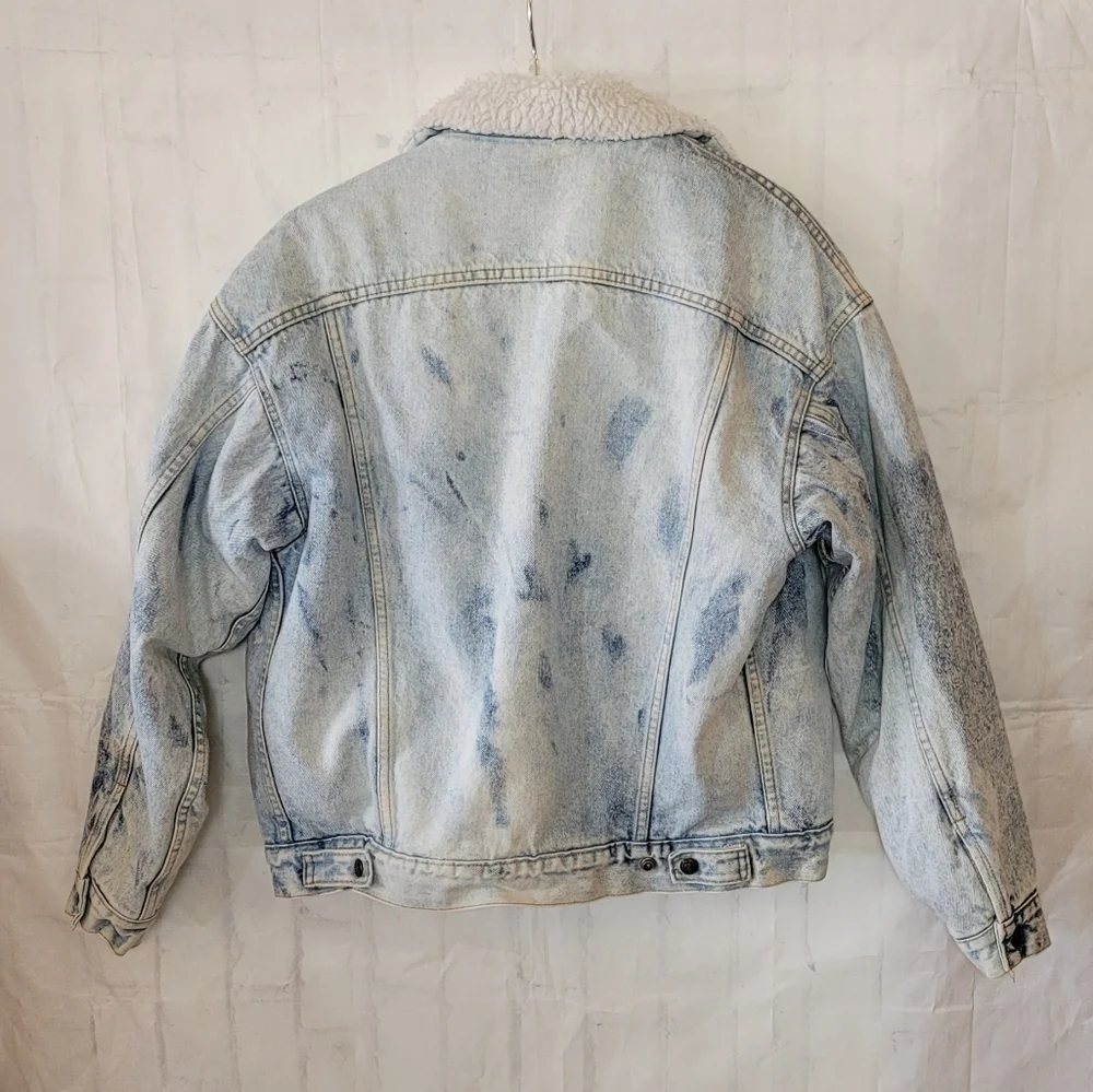 VINTAGE Levi's Sherpa Lined Jacket - Picture 3 of 12